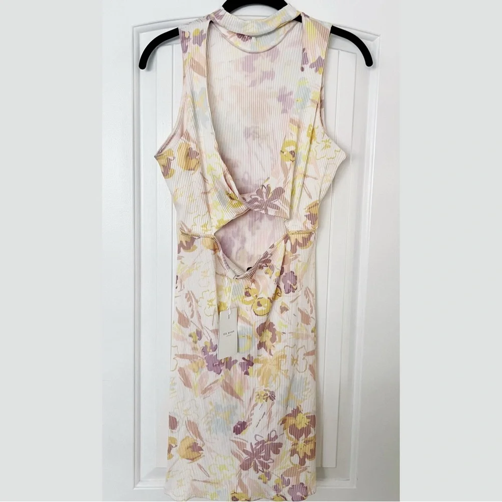 NWT Ted Baker Effi Cutout Twist Back Bodycon Dress - Size 4 - Picture 8 of 12